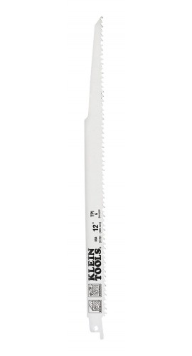 Klein Tools 31761 12&quot; Reciprocating Saw Blades, 6 TPI, 5-pack-