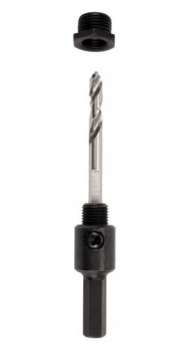 Klein Tools 31905 Hole Saw Arbor with adapter, 0.375&quot;-