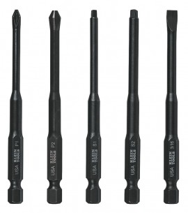 Klein Tools 32234 Power Driver Set, 5-piece, 3.5&quot;-
