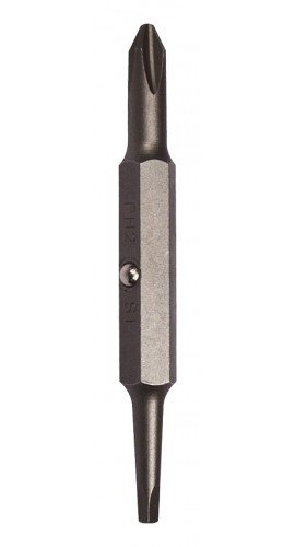 Klein Tools 32397 Replacement Bit, #2 Phillips and #1 square-