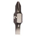 Klein Tools 32412 Bit for stubby screwdriver, #2 Phillips and 0.1875&#039;&#039; slotted-