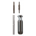 Klein Tools 32460 4-in-1 Multi-Bit Screwdriver, #1 and #2 Phillips/0.188&quot; and 0.25&quot; slotted, 7&quot; long-