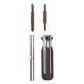 Klein Tools 32460 4-in-1 Multi-Bit Screwdriver, #1 and #2 Phillips/0.188" and 0.25" slotted, 7" long-