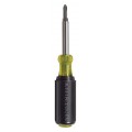 Klein Tools 32476 5-in-1 Multi-Bit Screwdriver/Nut Driver with slotted bits-
