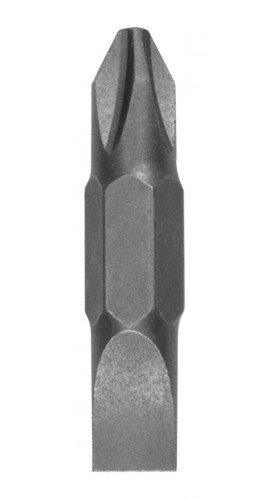 Klein Tools 32483 Dual-Ended Replacement Bit, #2 Phillips, 1/4&amp;quot; slotted-