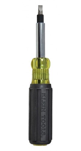 Klein Tools 32557 6-in-1 Heavy Duty Multi-Bit Screwdriver/Nut Driver-