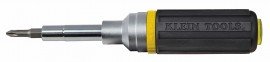 Klein Tools 32558 6-in-1 Ratcheting Multi-Bit Screwdriver/Nut Driver-