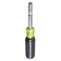 Klein Tools 32596 8-in-1 HVAC Slide Driver Multi-Bit Screwdriver/Nut Driver-