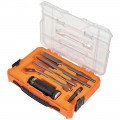 Klein Tools 32755SD SDS Chisel Bit Set with Handle 6-Piece-