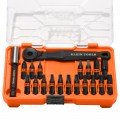 Klein Tools 32787S Proflex Micro Ratchet Impact-Rated Bit Set, 20-Piece-