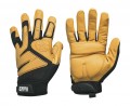 Klein Tools 40221 Journeyman Leather Gloves, large-