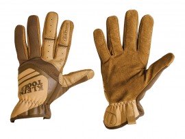 Klein Tools 40227 Journeyman Leather Utility Gloves, large-