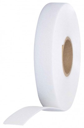 Klein Tools 450960 Hook and Loop Tape, 3/4-Inch, 25-Foot, White, Custom Length Cable Ties-