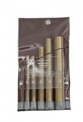 Klein Tools 4BPSET5 Brass Punch 5-Piece Set-