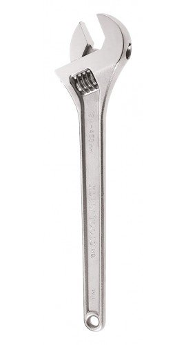 Klein Tools 500-18 Standard-Capacity Adjustable Wrench, 18"-