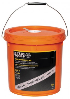 Klein Tools 50131 Conduit Measuring Pull Tape, 1800 lbs x 1300&#039;-