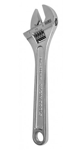 Klein Tools 507-8 Adjustable Wrench, extra-capacity, 8"-