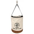 Klein Tools 5104CLR17 Canvas Bucket with closing top, 17&quot;-