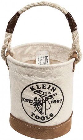 Klein Tools 5104MINI Mini-Leather Bottom Bucket-