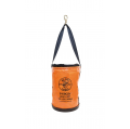 Klein Tools 5109CSV Vinyl Utility Tool Bucket with top close and swivel snap, 12"-