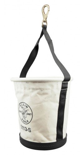 Klein Tools 5113S Tapered-Wall Bucket with swivel snap hook-