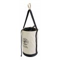 Klein Tools 5114DSC22 Canvas Bucket with drawstring close, 22&amp;quot;-
