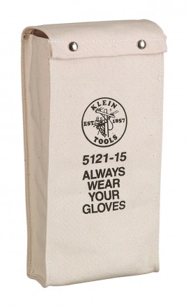 Klein Tools 5121-19 Glove Bag, no. 4 canvas, 19" length-