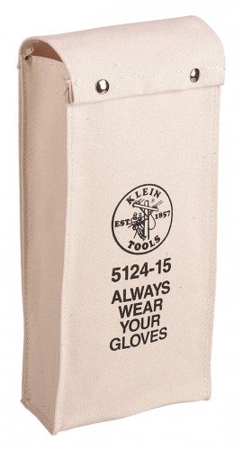 Klein Tools 5124-17 Glove Bag, no. 10 canvas, 17&quot; length-