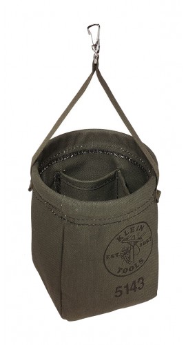 Klein Tools 5143 Canvas Tapered-Bottom Bag-
