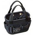 Klein Tools 5144BHB14OS 29-Pocket Aerial Hard-Body Bucket, black-