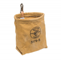 Klein Tools 5179S Water-Repellent Tool Pouch with snap clip, 7.5 x 7 x 3.5"-