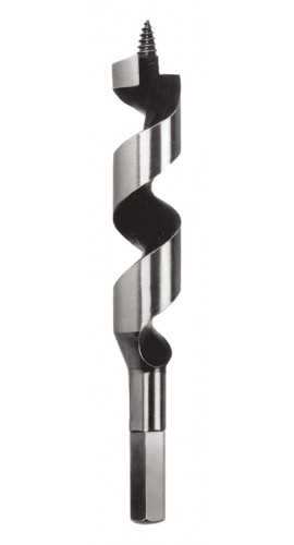 Klein Tools 53406 Steel Ship Auger Bit, screw point, 1 x 4&quot;-