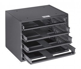 Klein Tools 54474 Slide Rack, 4-box capacity, 11.3125&quot; height-