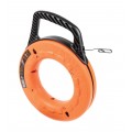 Klein Tools 56002 Steel Fish Tape, 0.1875&quot; wide, 65&#039; long-