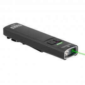 Klein Tools 56074 Rechargeable Slim-Profile LED Pocket Flashlight with Laser-
