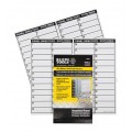 Klein Tools 56255 Household Electric Panel Wire Markers with directories, 10 pages, 02 x 1.5&quot; labels-