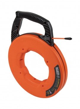 Klein Tools 56383 Multi-Groove Fiberglass Fish Tape with nylon tip, 100&#039;-
