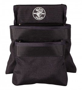 Klein Tools 5702 PowerLine Series Utility Pouch with 2 pockets-