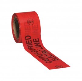 Klein Tools 58003 Caution Warning Tape Barricade, 1,000', red-