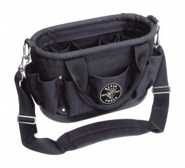 Klein Tools 58888 12-Pocket Tool Tote with shoulder strap-