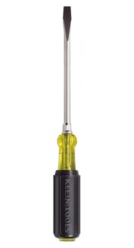 Klein Tools 602-6 Screwdriver with 5/16&amp;quot; keystone tip and 6&amp;quot; shank-