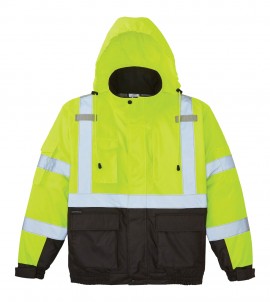 Klein Tools 60364 High-Visibility Winter Bomber Jacket, large-