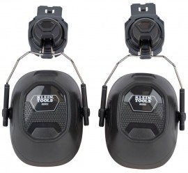 Klein Tools 60502 Hard Hat Earmuffs, full brim style-