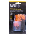 Klein Tools 605036 Corded Earplugs, 6-pair pack-