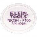 Klein Tools 60554 P100 Half-Mask Respirator Replacement Filters, 2-Pack-