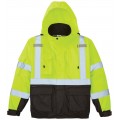 Klein Tools 60612 High-Visibility Winter Bomber Jacket, 3XL-
