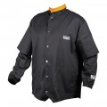Klein Tools 60788 Flame-Resistant Welding Jacket with Removable Welding Sleeves, Large-