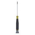 Klein Tools 614-3 Electronics Screwdriver with 3/32&amp;quot; slotted tip and 3&amp;quot; shank-