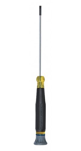 Klein Tools 614-4 Electronics Screwdriver with 1/8&amp;quot; cabinet tip and 4&amp;quot; shank-