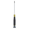 Klein Tools 614-4 Electronics Screwdriver with 1/8&amp;quot; cabinet tip and 4&amp;quot; shank-